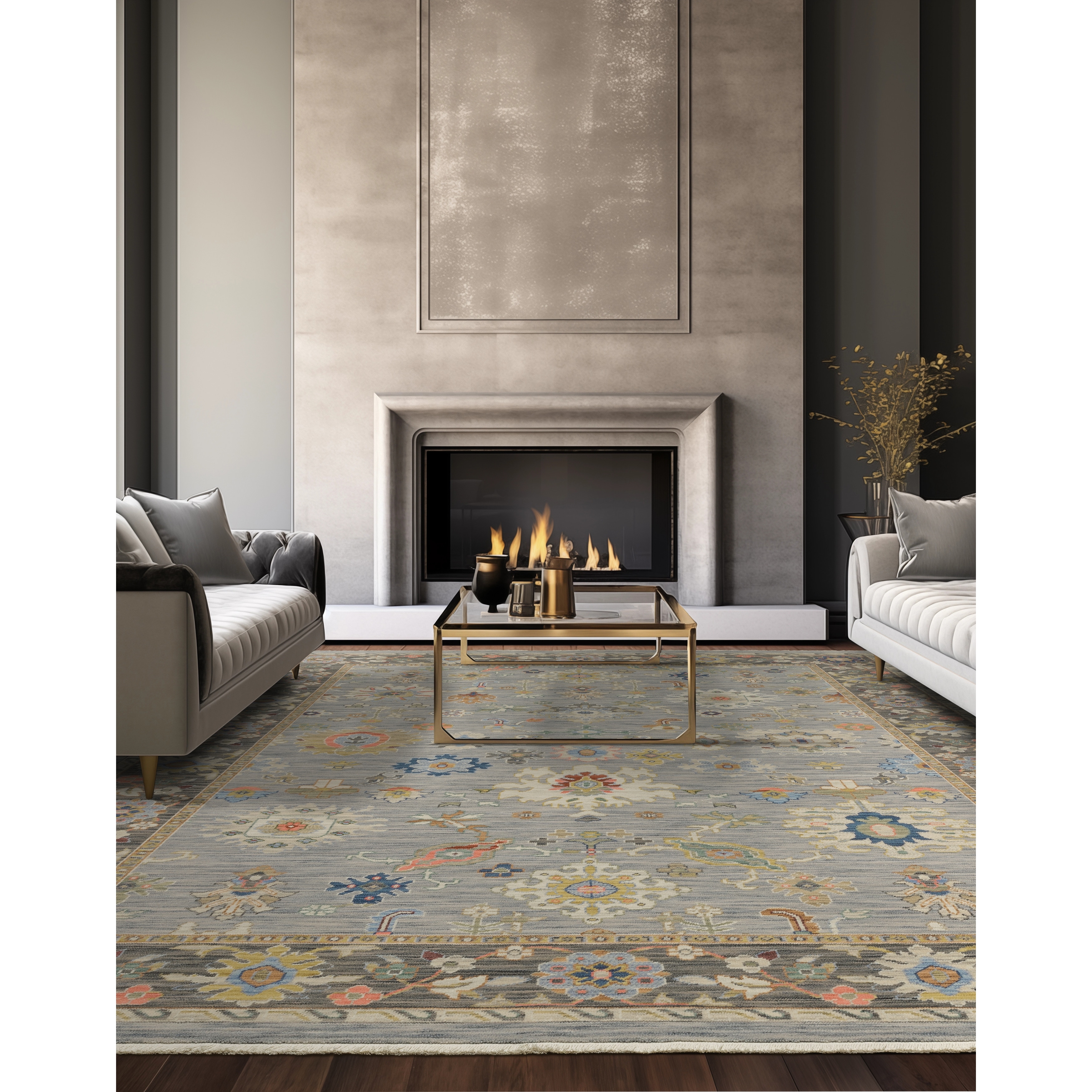Style Haven Lawson Traditional Classic Wool Fringe Edge Area Rug