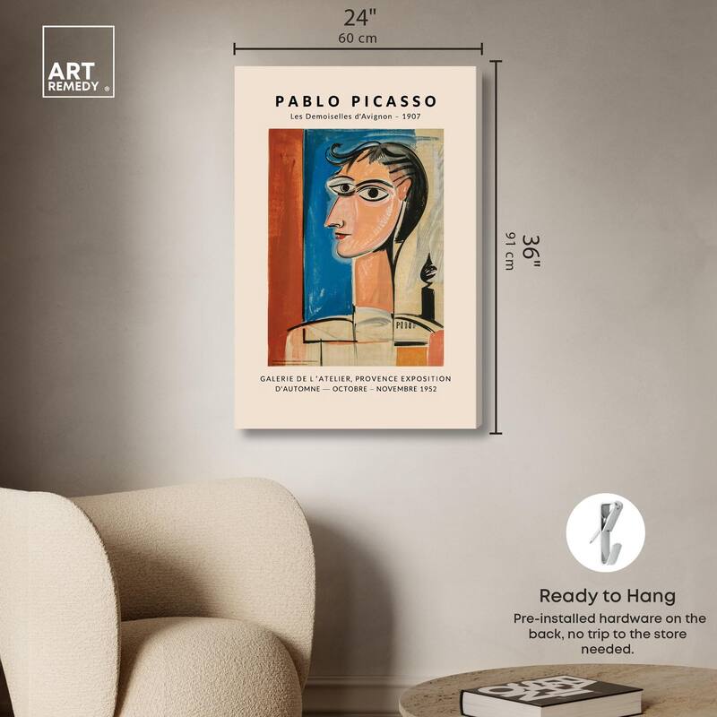 Avignon Woman's Canvas by Art Remedy, Gallery Wrapped