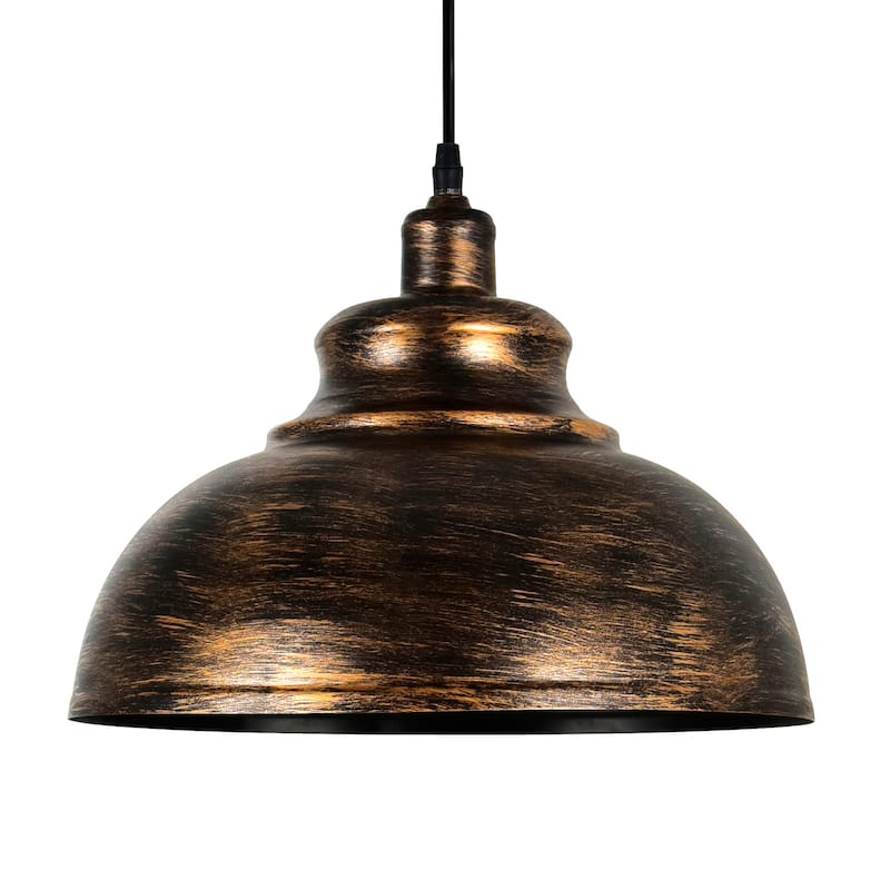 Vogel 1 Light Antique Copper Pendant - Antique Forged Copper