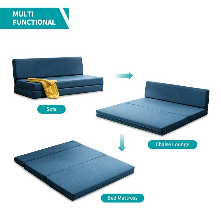 Mixoy Folding Sofa Bed,Fold Down Couch Bed Sleeper Chair Couch for