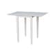 preview thumbnail 41 of 62, International Concepts Small Drop Leaf Shaker Style Dining Table White