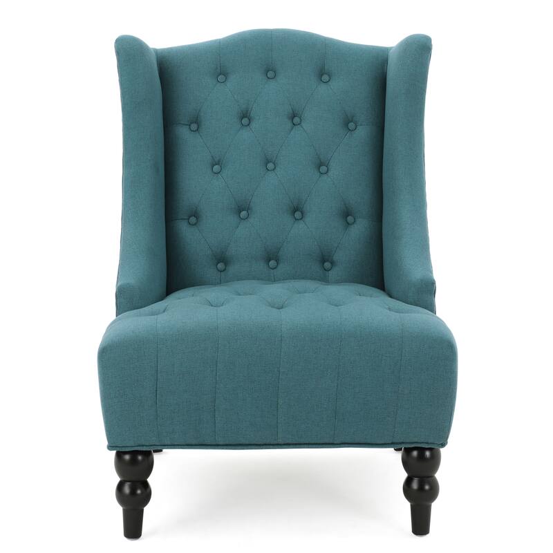 27.5" Button Tufted Club Chair