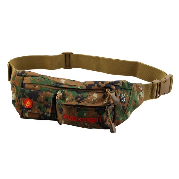FreeKnight Authorized Running Jogging Sports Pouch Waist Bag Camouflage Green