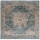 preview thumbnail 6 of 59, SAFAVIEH Valencia Lauha Vintage Oriental Rug 6'4" Square - Blue/Gold - Square
