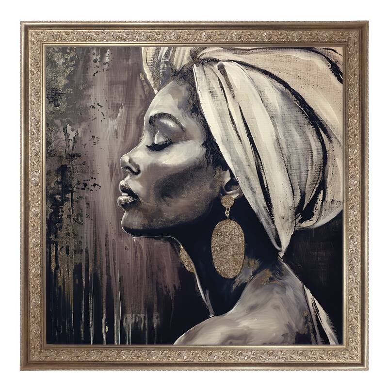 Masterpiece Art Gallery| Meditation III by Annabelle Hall - Framed Canvas Art Print
