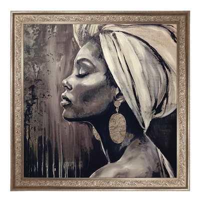 Masterpiece Art Gallery| Meditation III by Annabelle Hall - Framed Canvas Art Print