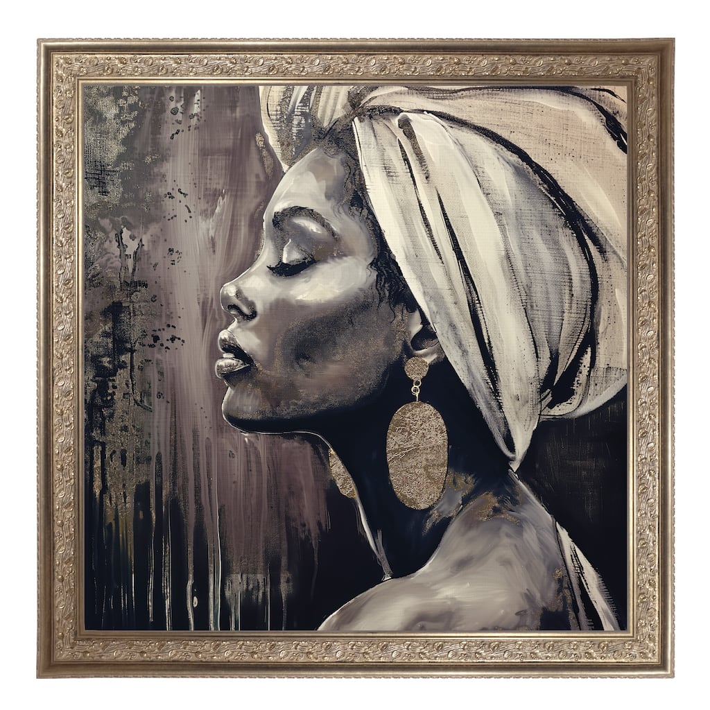 Masterpiece Art Gallery| Meditation III by Annabelle Hall - Framed Canvas Art Print