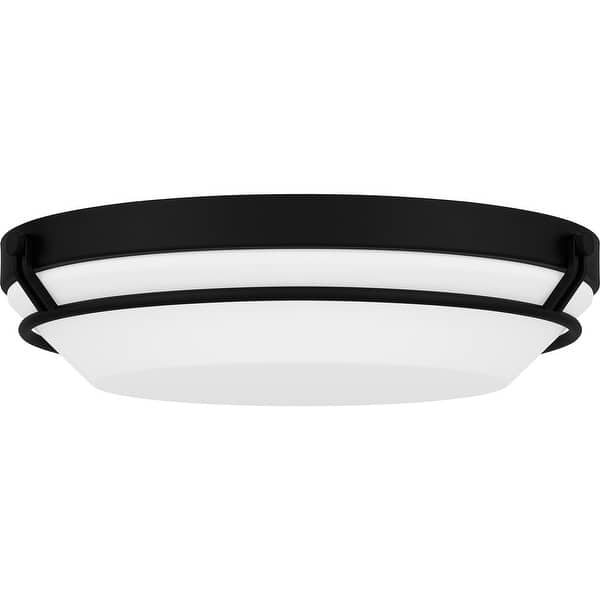 slide 2 of 5, Dunbar LED Flush Mount Matte Black