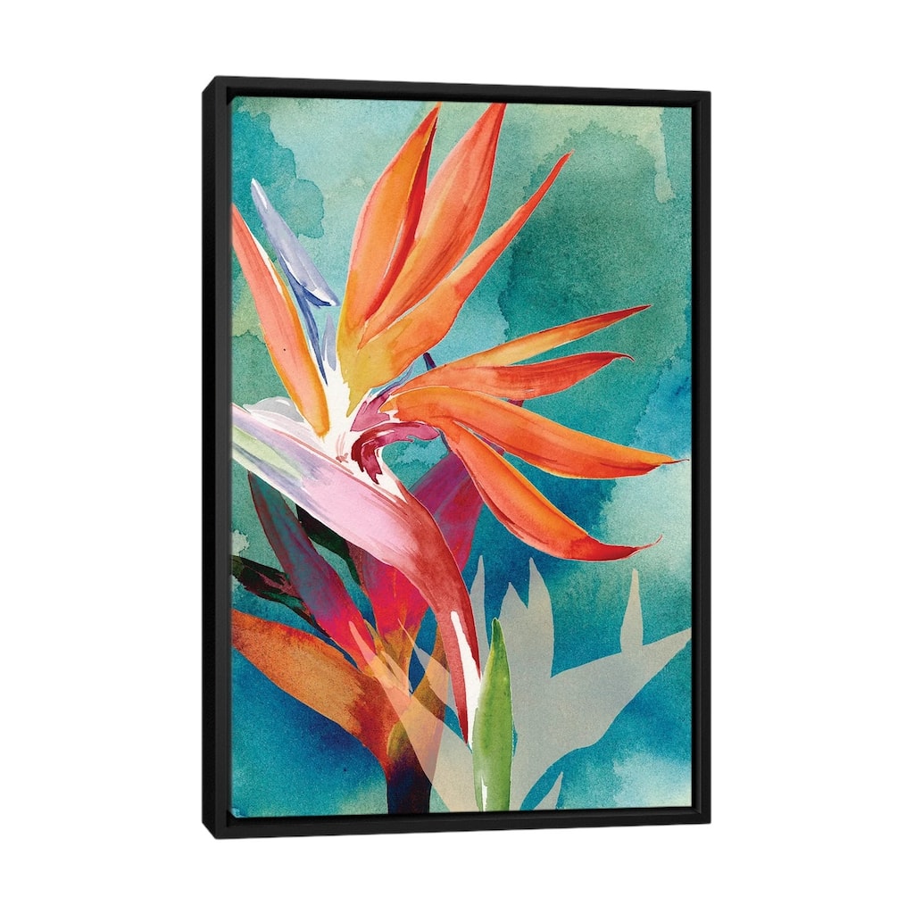 iCanvas "Vivid Birds of Paradise II" by Jennifer Paxton Parker Framed Canvas Print