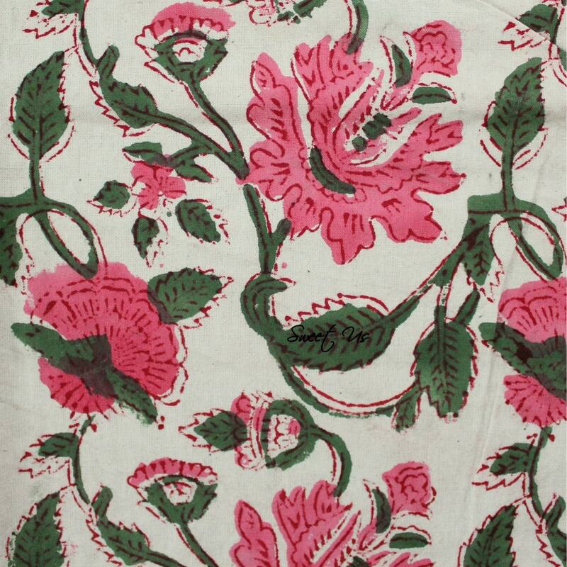 Romantic Floral Block Print Tablecloth Collection