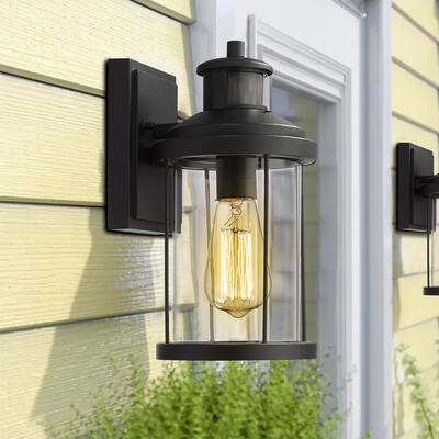 Outdoor Motion Sensor Light, 2-Pack Outdoor Lantern Exterior Light