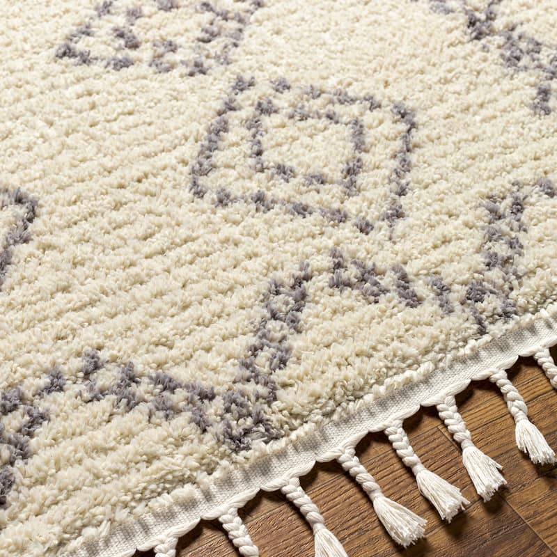 Livabliss Casual Casablanca Shag Tribal Area Rug