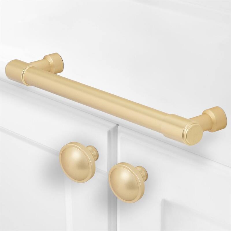 6 Pack Matte Black Cabinet Pull - 12.64 x 4.37 x 2.36