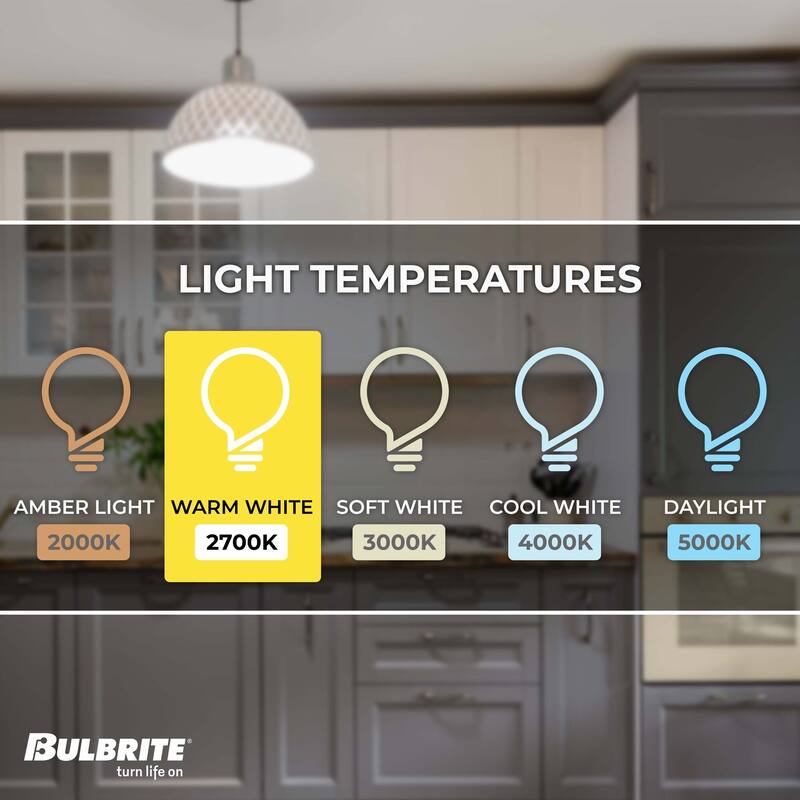 Bulbrite Multi Pack 7 Watt Dimmable A19 Medium (E26) LED Bulb