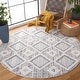preview thumbnail 11 of 11, SAFAVIEH Marrakech Moroccan Boho Braided Tassel Area Rug 6'7" Round - Grey/Multi