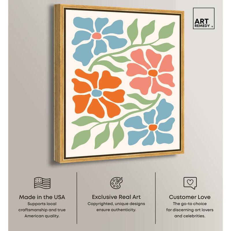 The Flowers Vines all Season Canvas by Art Remedy