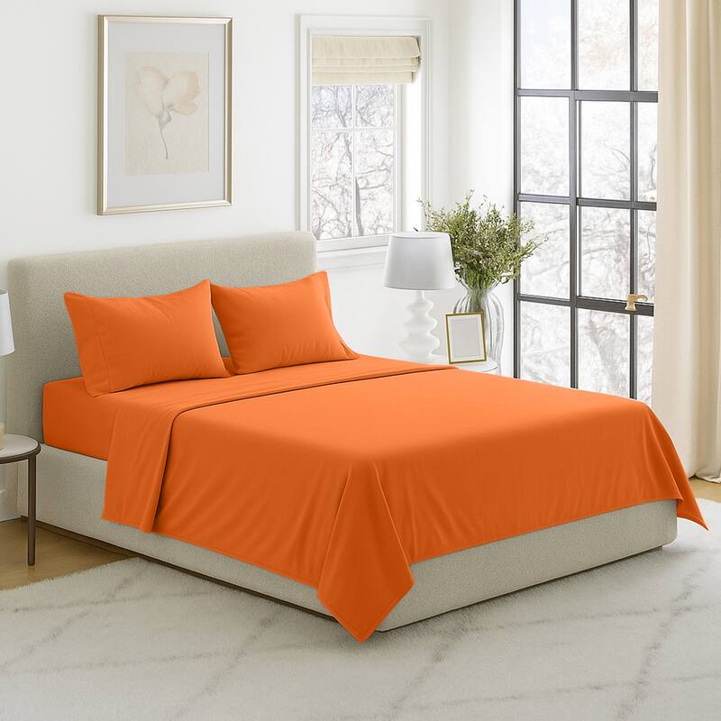 Wrinkle Resistant Brushed Microfiber Sheet Set by Windsor Home
