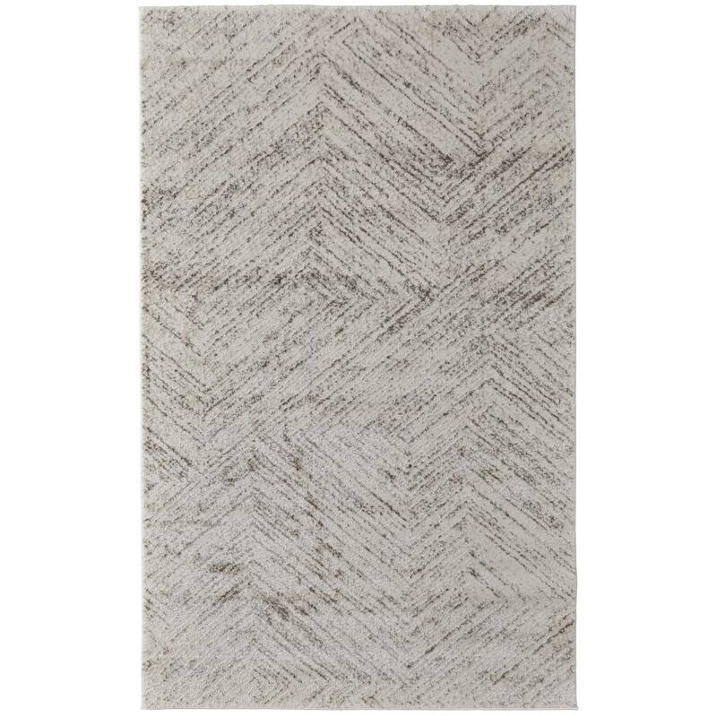 HomeRoots Geometric Casual Rectangle Area Rug - 180 in. x 144 in. x 0.63 in.