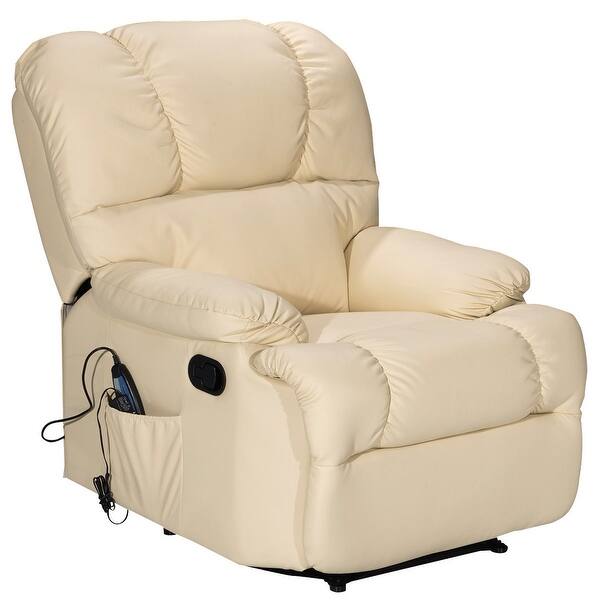 Shop Costway Recliner Massage Sofa Chair Deluxe Ergonomic Lounge
