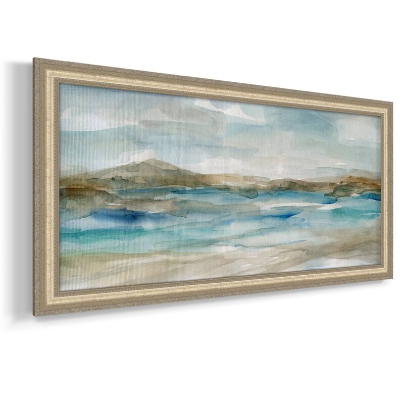 Peaceful Beach II Premium Framed Canvas- Ready to Hang