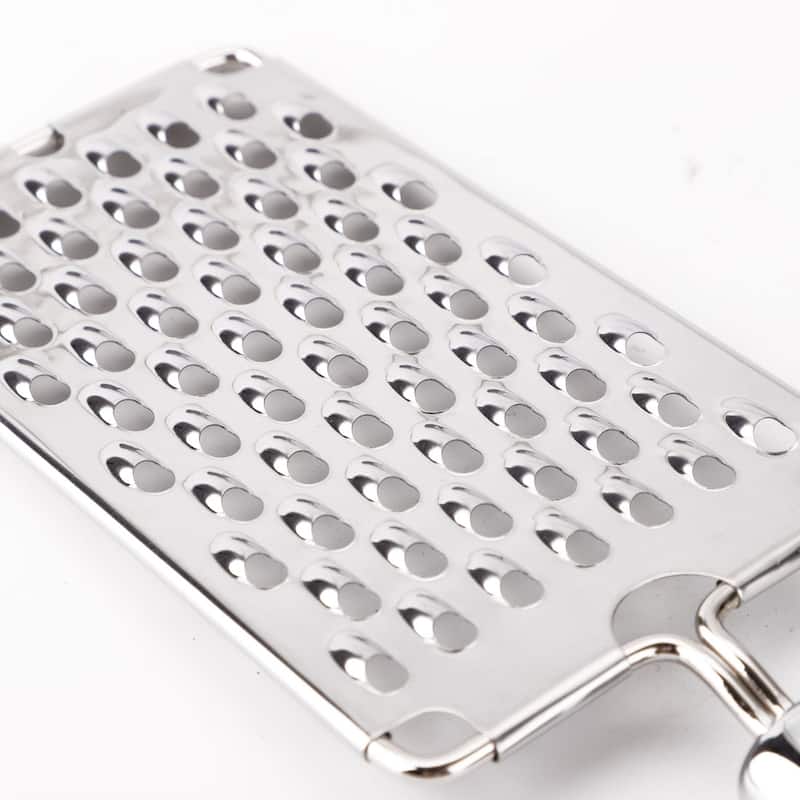 Home Restaurant Plastic Handle Vegetable Cheese Grater Zester Slicer - Silver Tone,Black