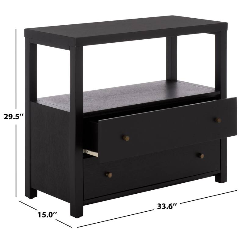 SAFAVIEH Home Ernest 2-Drawer 1-Shelf Chest