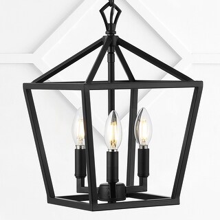 Marion Lantern Metal LED Pendant, by JONATHAN  Y
