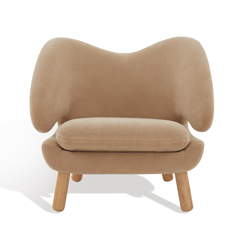 SAFAVIEH Couture Neljana Contemporary Accent Chair - 34 In. W x 30 In. D x 27 In. H - 34Wx30Dx27H