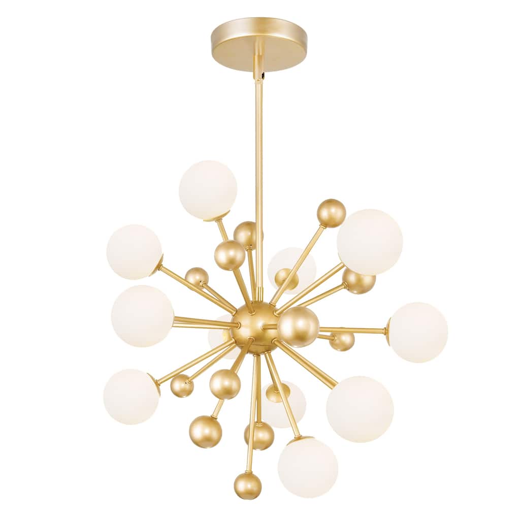 Element 11 Light 24in Sun Gold Chandelier - Sun Gold