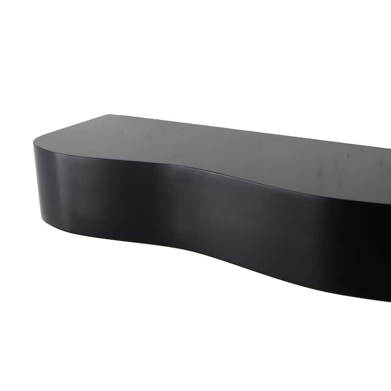 Wood Handmade Wall Shelf - Black or Brown - Roche River Decor