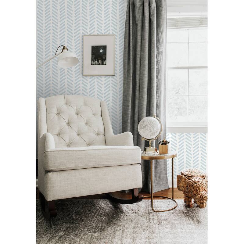 NextWall Mod Chevron Peel and Stick Wallpaper