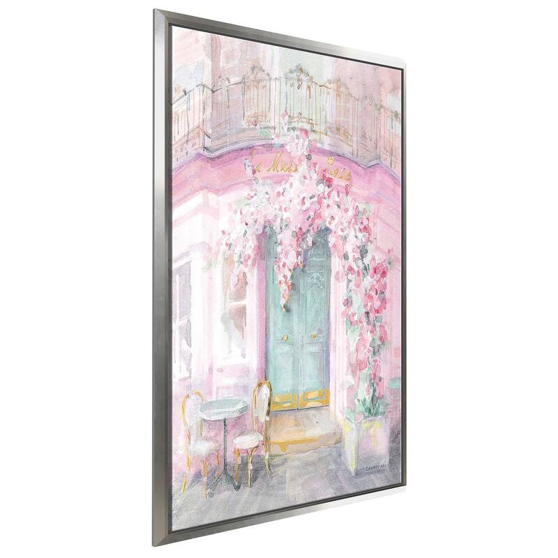 "Pastel Paris IV" Print on Floating Canvas