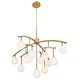 preview thumbnail 5 of 4, Minka Lavery 3748 Curven 13 Light 42" Wide Abstract Globe Chandelier