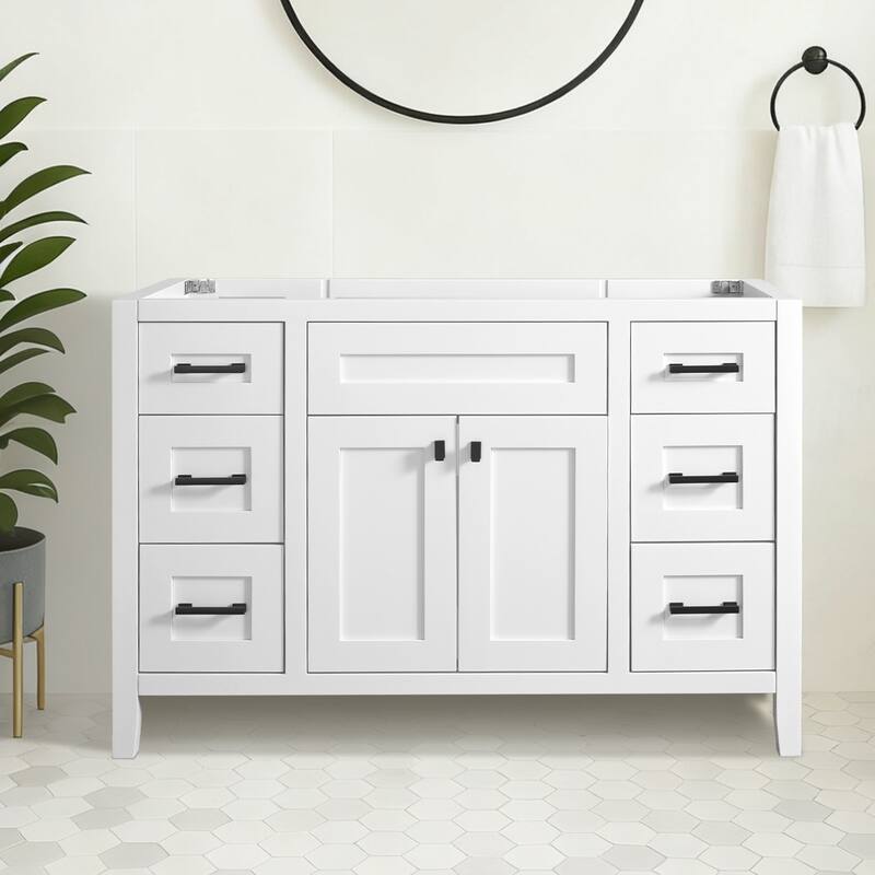 Nephelily 48" 60" 72" Bathoom Vanity Base Only, Easy-to-Install