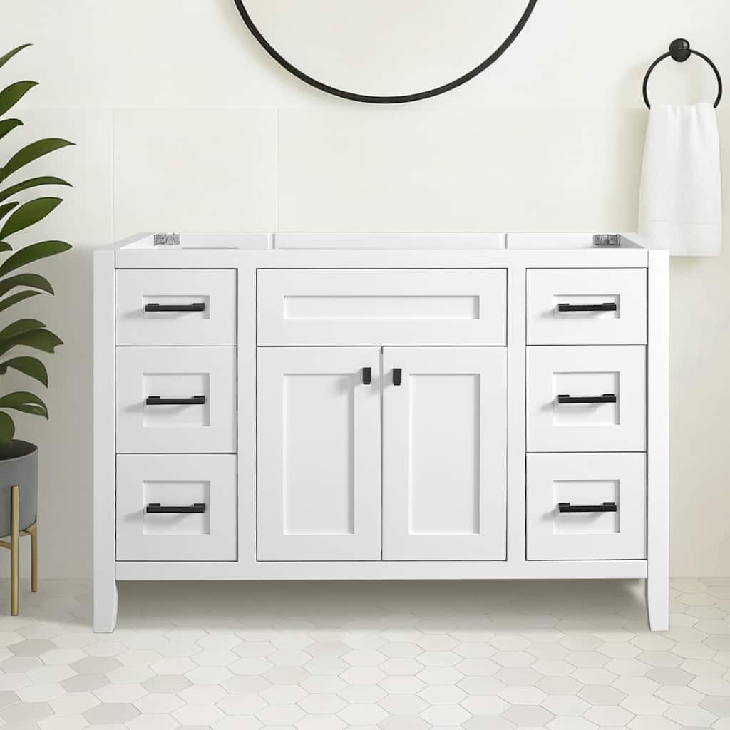 Nephelily 48" 60" 72" Bathoom Vanity Base Only, Easy-to-Install