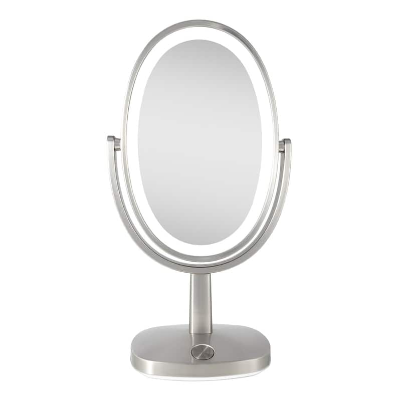 Zadro Newport LED Lighted Makeup Mirrors w/ Magnification & Touch Pad
