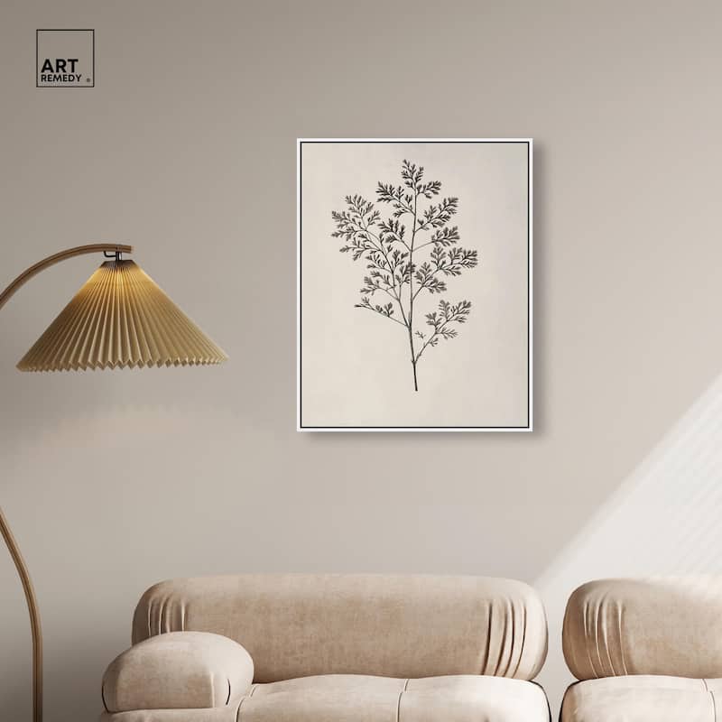 Aniseed Anatomy II Canvas Delicate Floral by Art Remedy