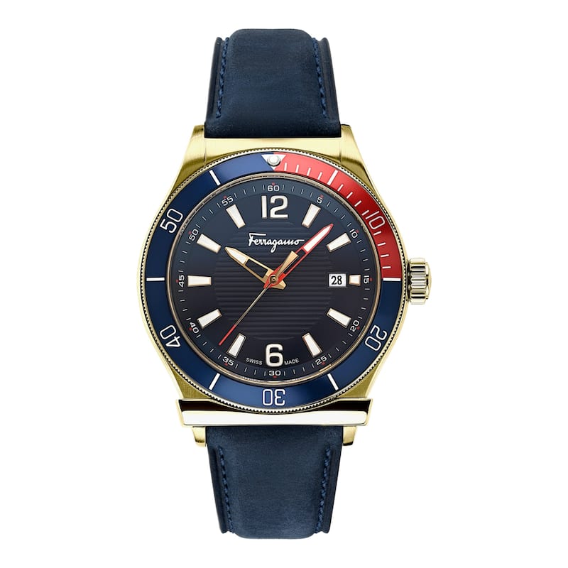 Ferragamo 1898 Sport Leather Watch - Multi