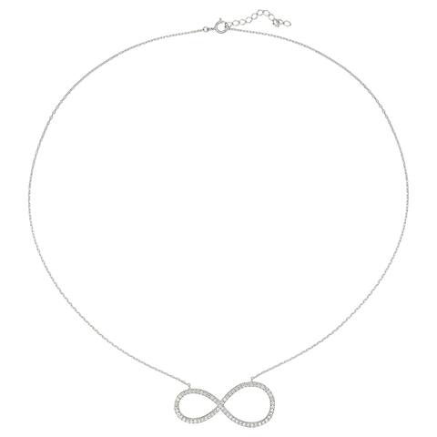 Forever Last Sterling Silver Infinity Necklace