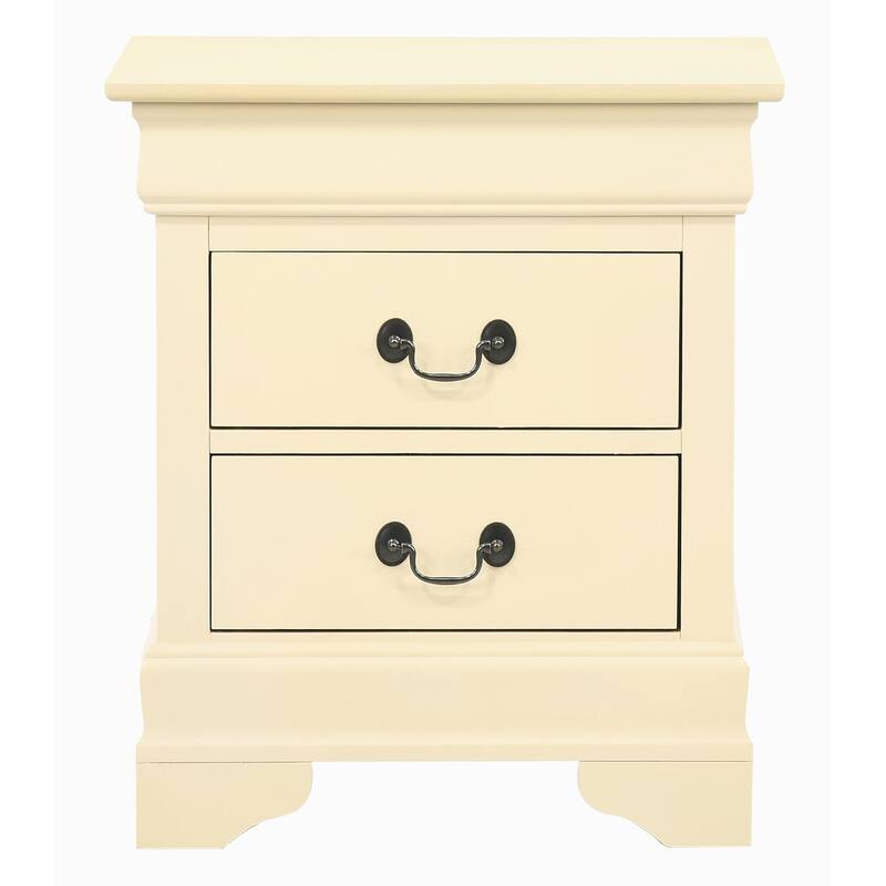 Storage Nightstand with 2-Drawer
