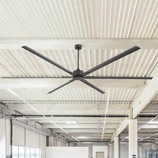 120" Indsutrial Extra Larger HVLS Commercial Ceiling Fan with Remote and Aluminum Blades