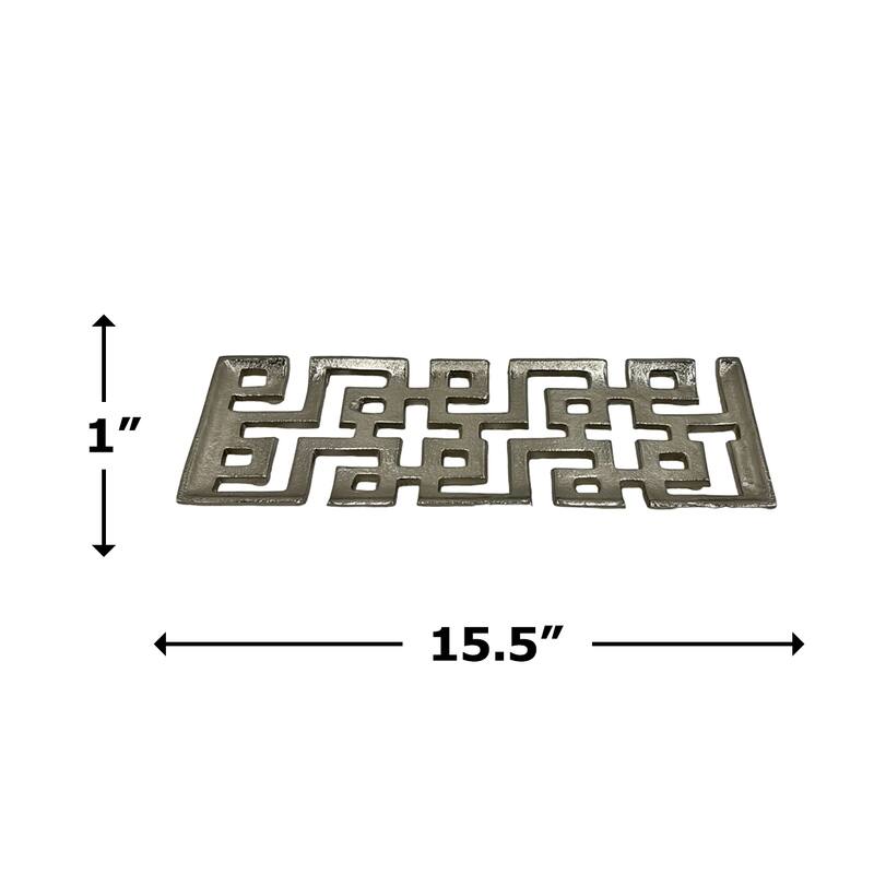 Decorative Handmade Aluminum Modern Tray