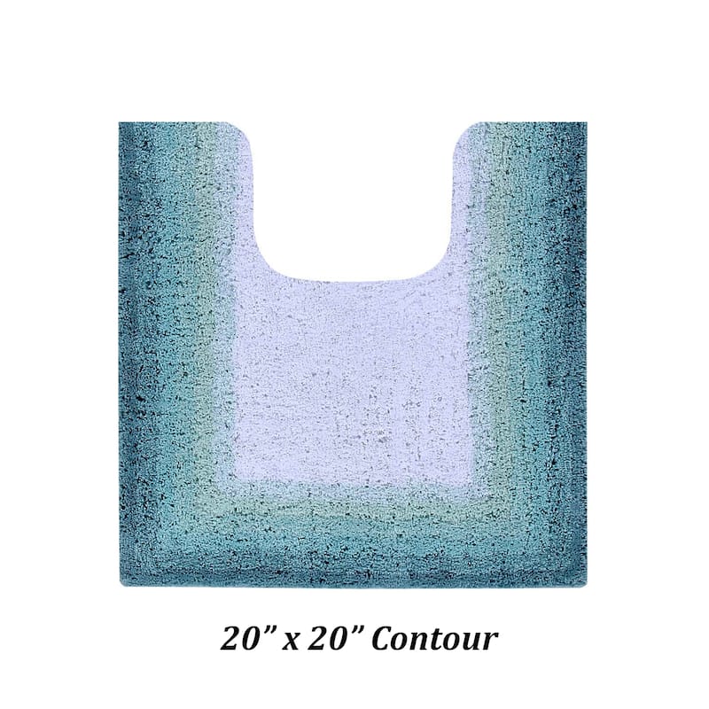 Better Trends 100% Cotton Super Soft & Highly Water Absorbent Bathroom Rugs-Torrent Collection Tufted Machine Washable Bath Mats