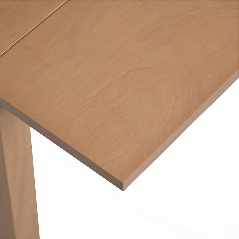 Versatile Folding Dining Table with Rubberwood Legs for Various Rooms