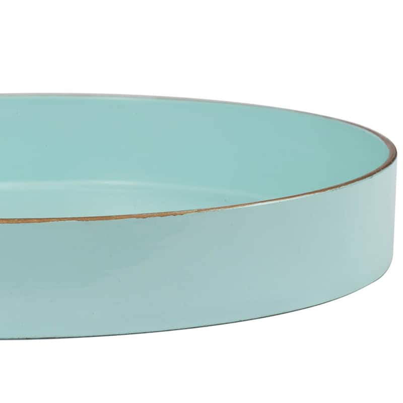 Mimosa Round Tray - Powder Blue