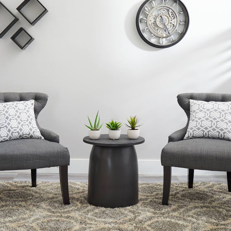 Artificial Silk Plant Anthurium Greens Vase Decor - 20" Tall Elegant Home Decor - Green - 8