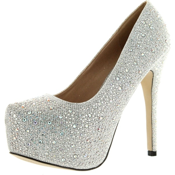 Eye Candie Womens Celine-85W Fashion Shiny New Design Platform Pump