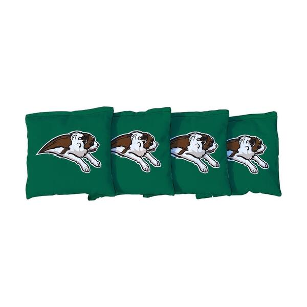 slide 2 of 3, Siena College Saints Green Cornhole Bags All-Weather Resin Filled