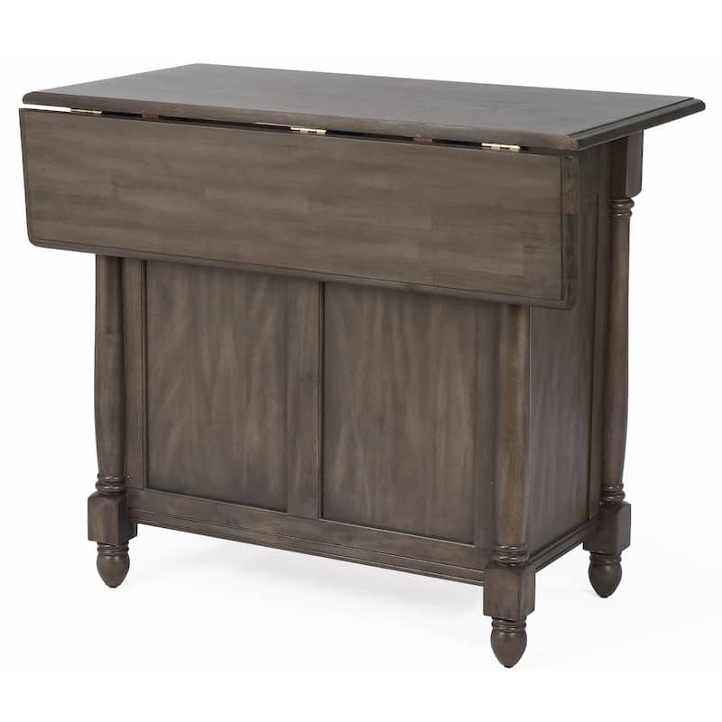 Kitchen island with Drop Leaf - Rolling Cart for Dining & Storage - Home Organization
