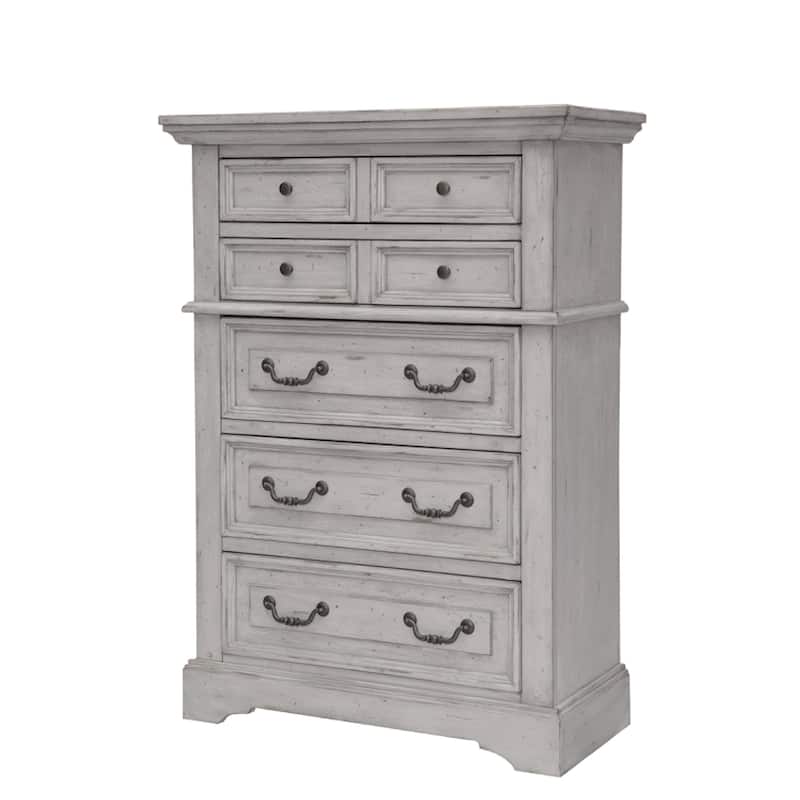 Lakewood 5-drawer Chest - Antique Grey